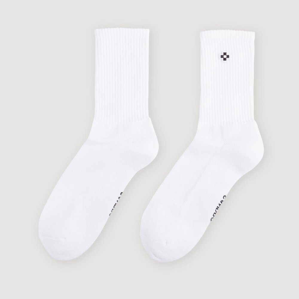 Sandro Mens Socks with Square Cross patch
